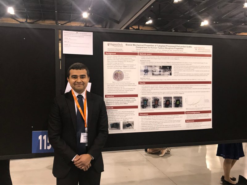 [10-14-2017] Daniel presenting his poster at the BMES conference in Phoenix